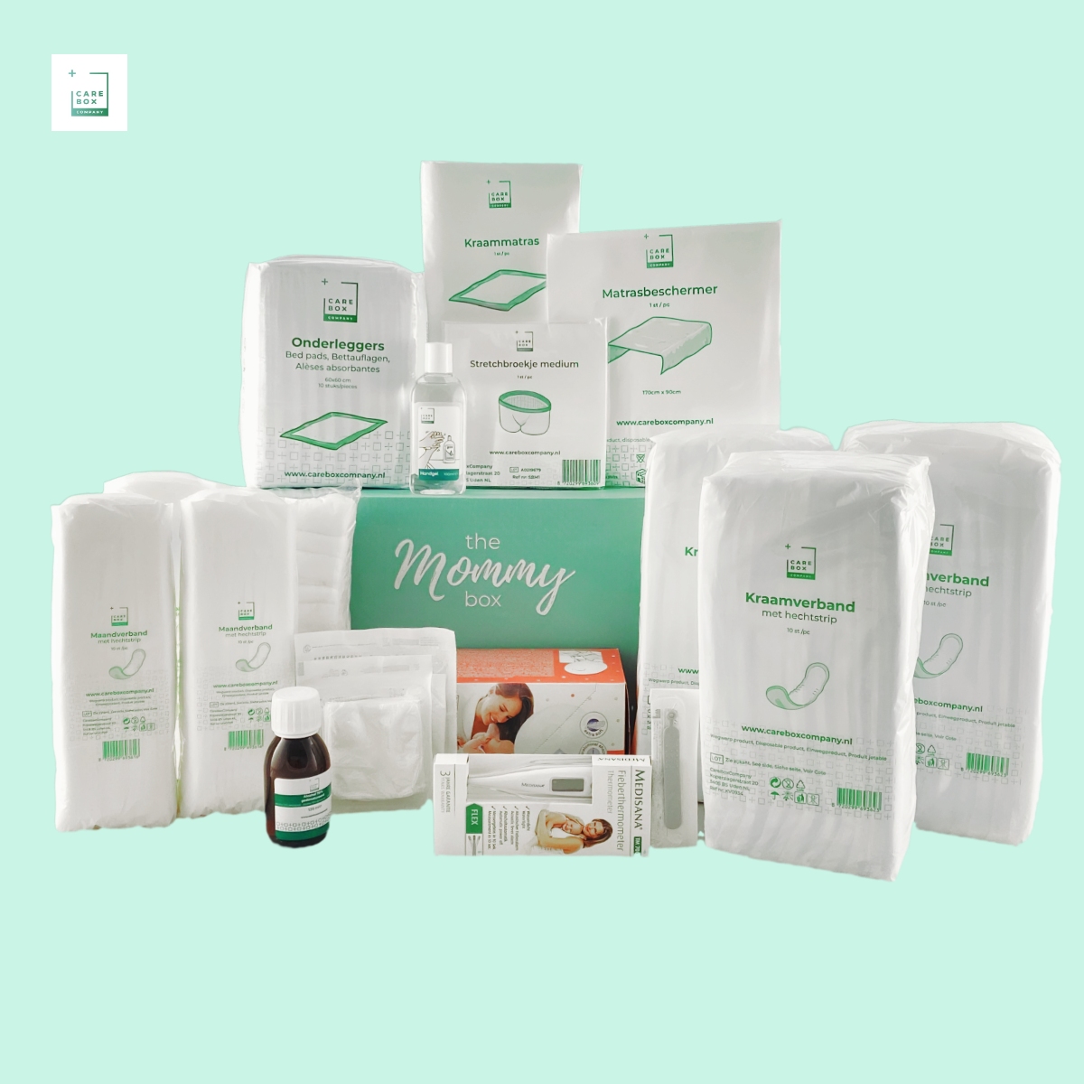 Kraampakket Mommy Box Uitgebreid — Careboxcompany